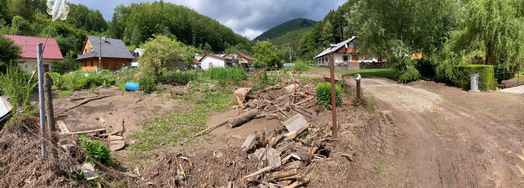 Povodne v obciach okresu Prievidza
