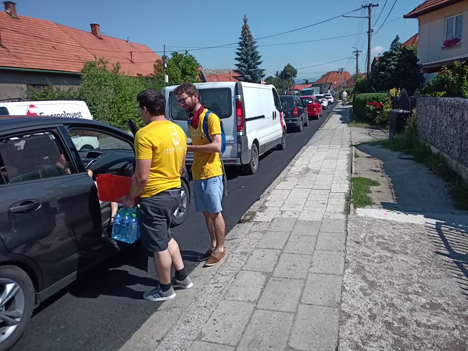 Odovzdávanie vankúšov bojnickej nemocnici